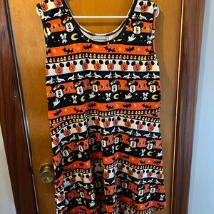 Halloween Themed Sleeveless Boutique Dress Disney Womens